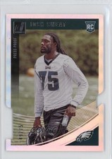 2018 Panini Donruss Rookie Press Proof Silver Die-Cut 49/75 Josh Sweat #397 5cb