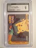 1999 Bandai Carddass Vending Series 7 Pikachu CGC 9 Japanese #MOVIE30. POP 10!!