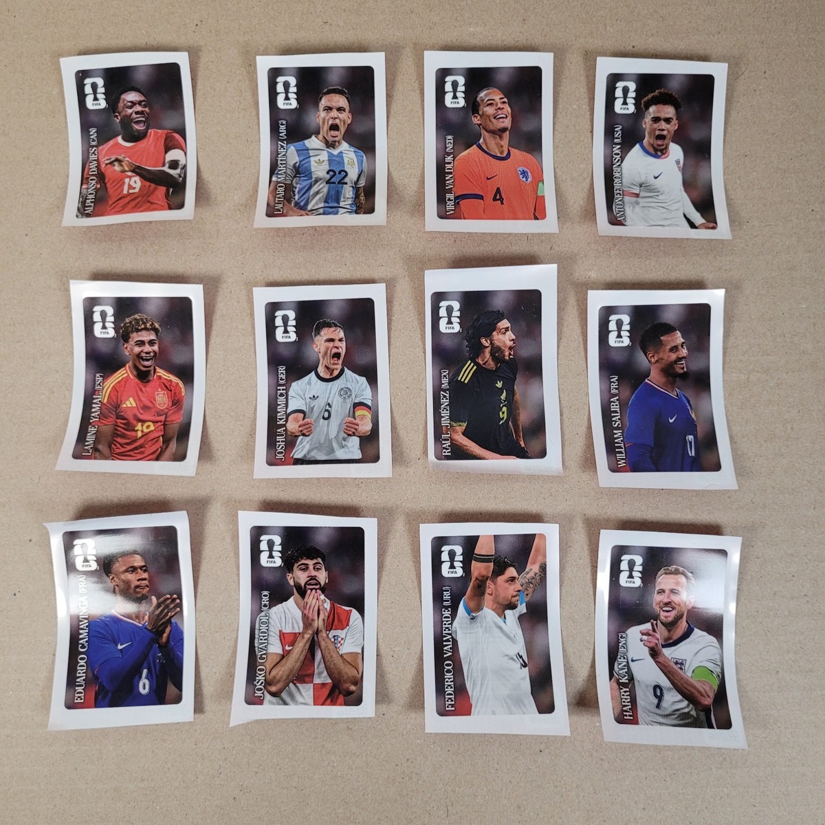 Coca Cola Panini Sticker CC1-CC12 Complete Set Full Fifa World Cup