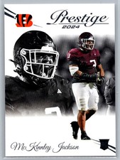 McKinnley Jackson 2024 Panini Prestige FOOTBALL #369 Cincinnati Bengals RC