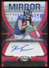 Kaden Smith 2021 Certified Mirror Signatures Red /75 #MS-KS Giants