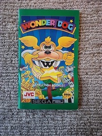 Wonder Dog COMPLETE CIB w/Box & Manual (Sega CD, 1992) GREAT DISC! 