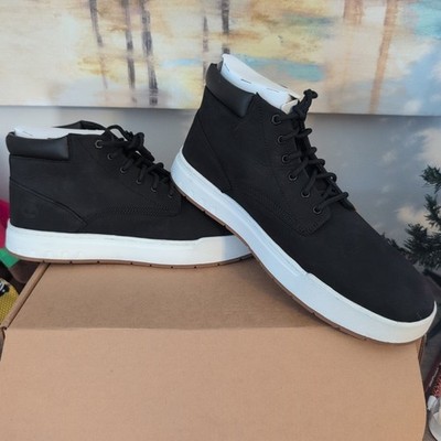 Timberland Chukka Boot Mens Size 14 Black Nubuck Maple Grove Leather NIB