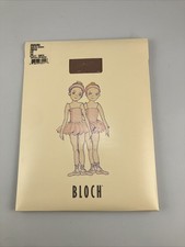 BLOCH Girl's Endura FOOTED Tan Dance Tights CHS T0921G