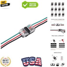 Low Voltage Wire Connectors, Quick Solderless Wire Splice Connector 12 Pack, ...