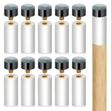 uadbau Pool Cue Tips Replacement Kit - Screw On Stick Tips, Blue/White