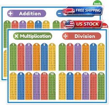 Laminated Multiplication Chart Times Tables Charts, Addition Subtraction Multipl