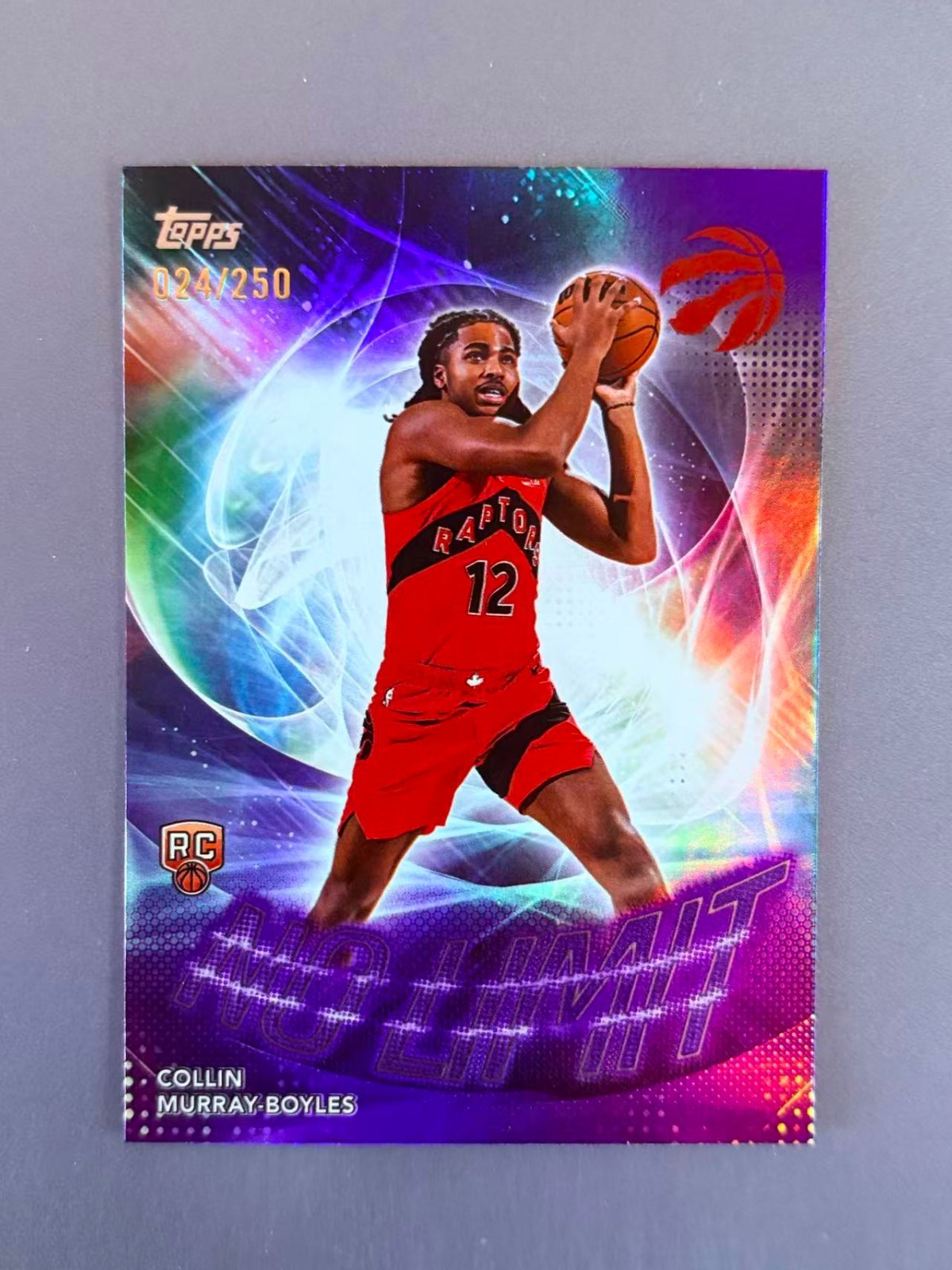 Collin Murray-Boyles 2025-26 Topps Flagship No Limit Purple Foil /250 RC #NL-9