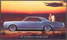 1965 Oldsmobile Starfire Coupe Dealer Postcard 1965 Oldsmobile Starfire Coupe Dealer Postcard