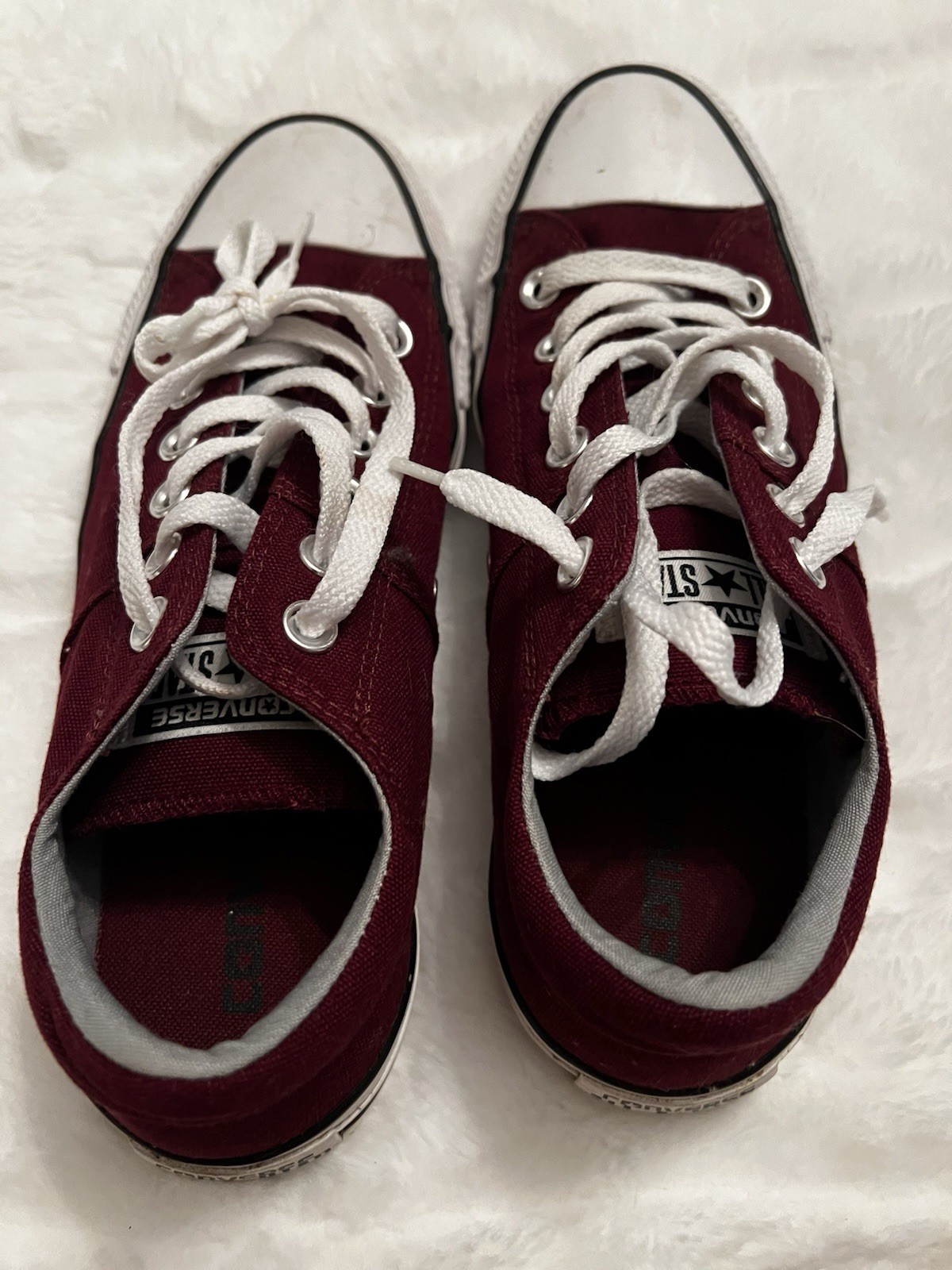 Converse Chuck Taylor All Star Burgundy Low Top Women's Canvas Sneakers size 7 thumbnail 5