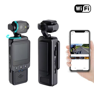 1080P Camera Vlog Camcorder Multi Axis Stabilization 270° And 180° Lens Rota SET