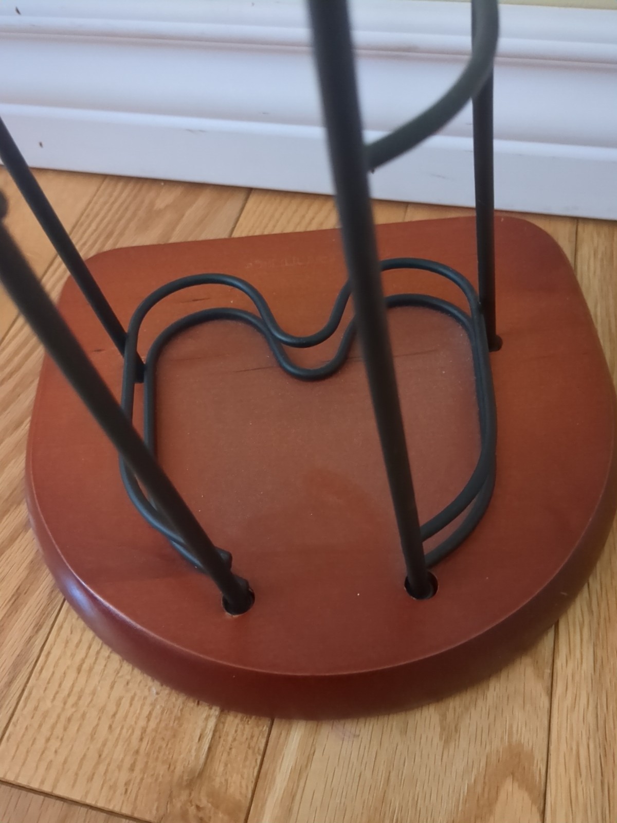 Vintage ATLANTIC Wave CD Storage Tower Steel Wire Rack Holds 110 Compact Disc