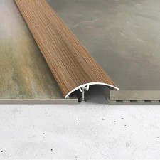  ALUMINIUM WOOD EFFECT DOOR FLOOR EDGING  BAR-TRIM-THRESHOLD-50mm            A65
