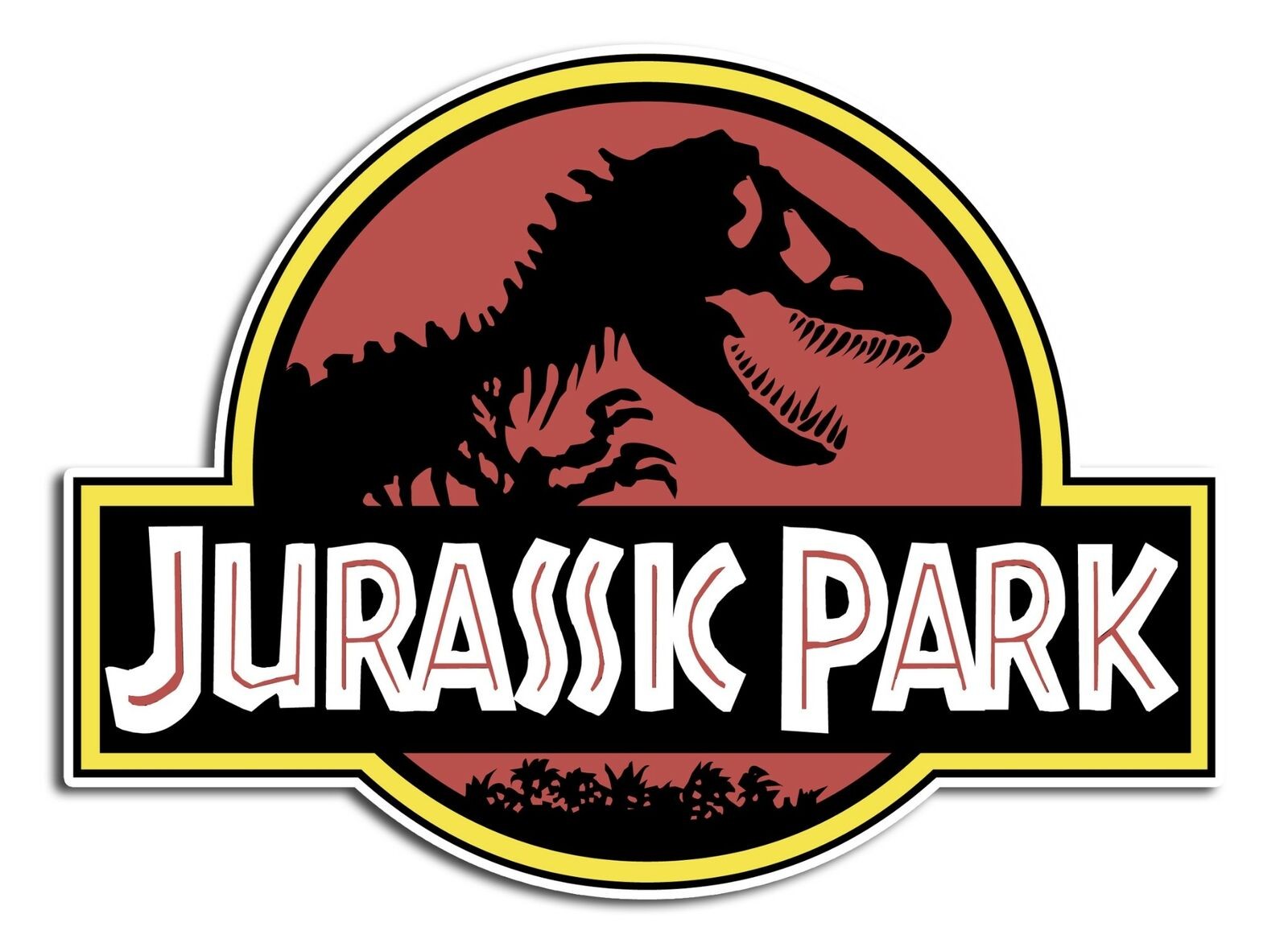 Jurassic Park Main Logo Sticker / Vinyl Decal ☕️ 10 Sizes❗️