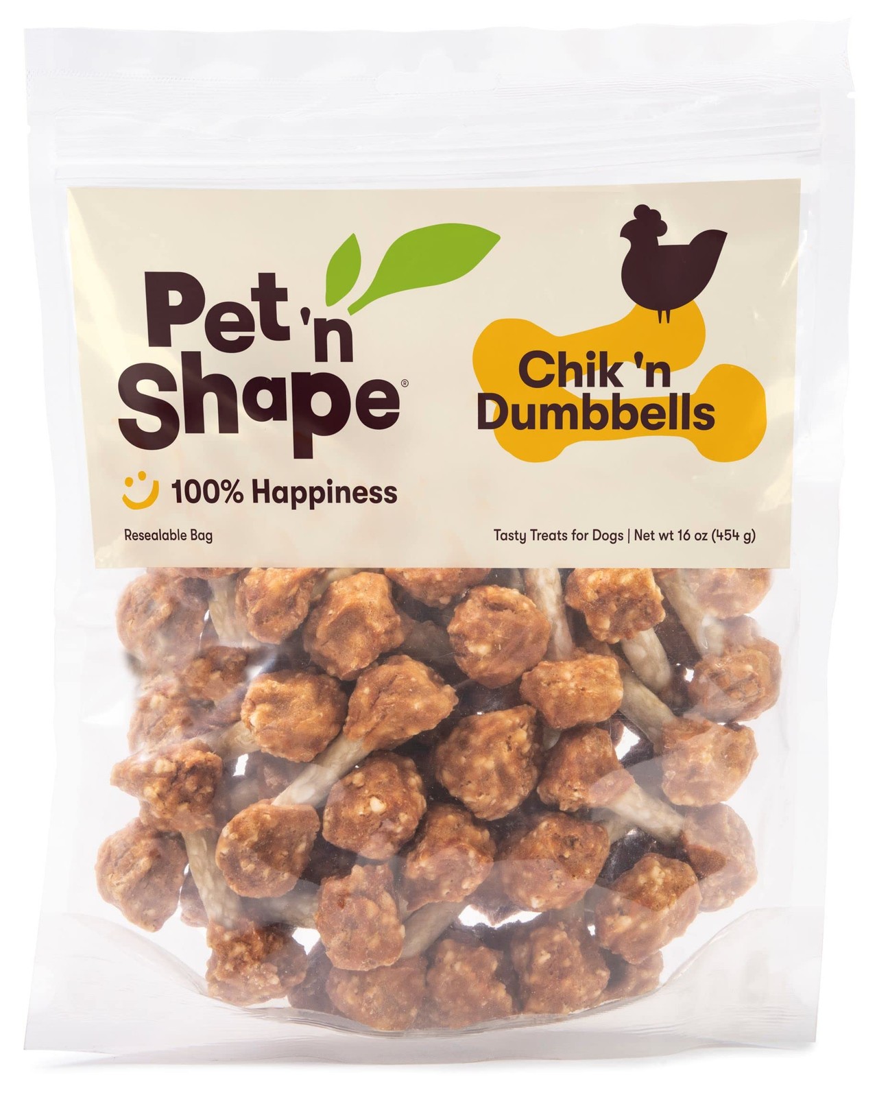 Chik 'n Rice Dumbbells - Natural Dog Treats, Chicken, 1 Poun