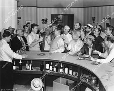 8B11-339 Fred Brady Gene Lockhart Allen Jenkins at the bar w cast and crew film