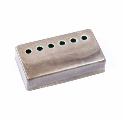 AGP   - Aged Relic Chrome Humbucker Cover Single 50mm Pole Spacing #42267