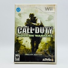 Call of Duty Modern Warfare Reflex Edition - Nintendo Wii Game Disc