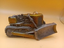 1978 Vintage Tractor Backhoe Bulldozer Construction Belt Buckle USA Bergamot