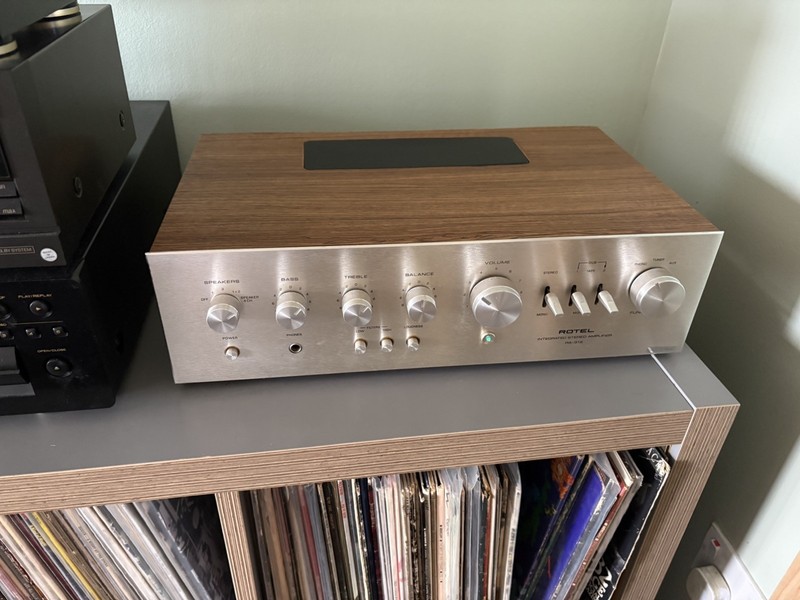 Rotel RA 312 Amplifier Vintage Hifi Separate Amp fully working