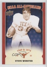2011 Upper Deck University of Texas NCAA All-Americans Steve Worster #AA-SW 0s5
