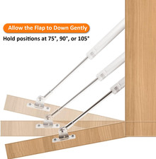 2 Pack Drop down Hinges for Cabinets (2, 100N)