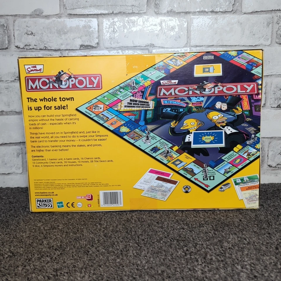 The Simpsons Monopoly Electronic Board Game 2007 - The Jazz Hole 100% Complete  - Image 4 of 4
