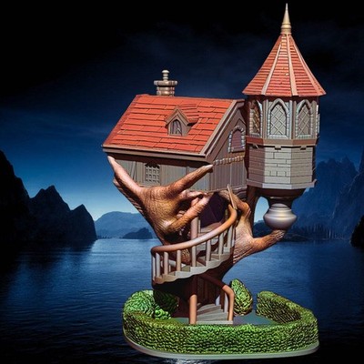 ASiA - Baumhaus Würfelturm - DnD/TTRPG/Rollenspiel/Kriegspiele