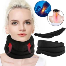 Cervical Neck Traction Device Collar Brace Support Pain Relief Stretcher Therapy