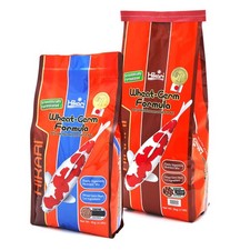 ALL SIZES - HIKARI WHEATGERM - PREMIUM KOI POND FISH FOOD FLOATING PELLETS