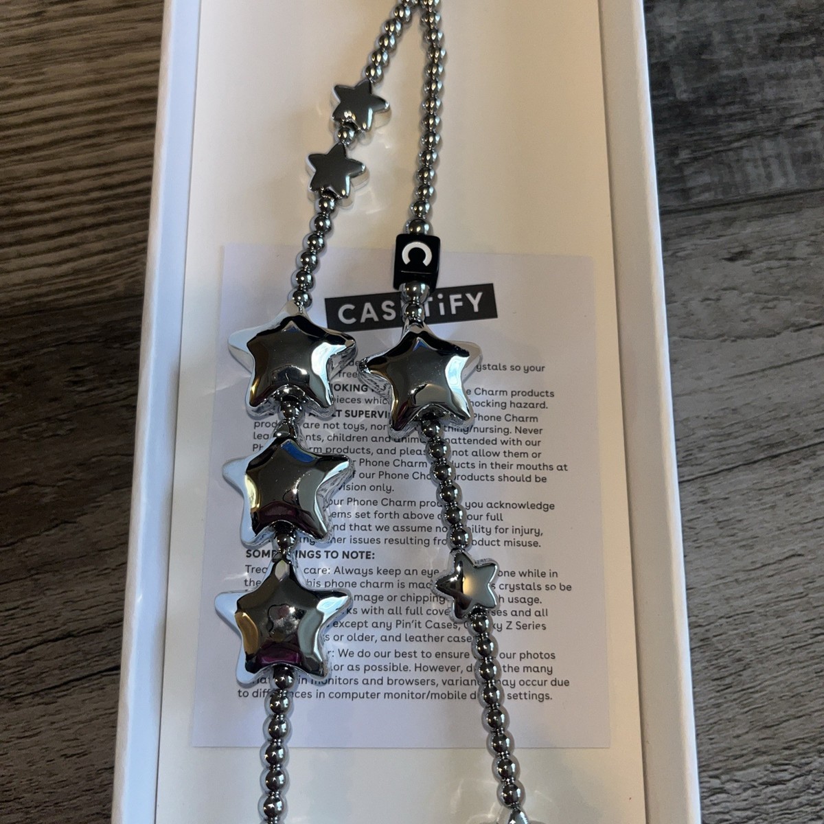 Casetify Star Of Steel Phone Charm | eBay