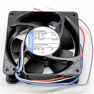 ebmpapst 4114N/2H7PU 24V 120x120x38mm 90W 76dBA Wire Leads DC Fan