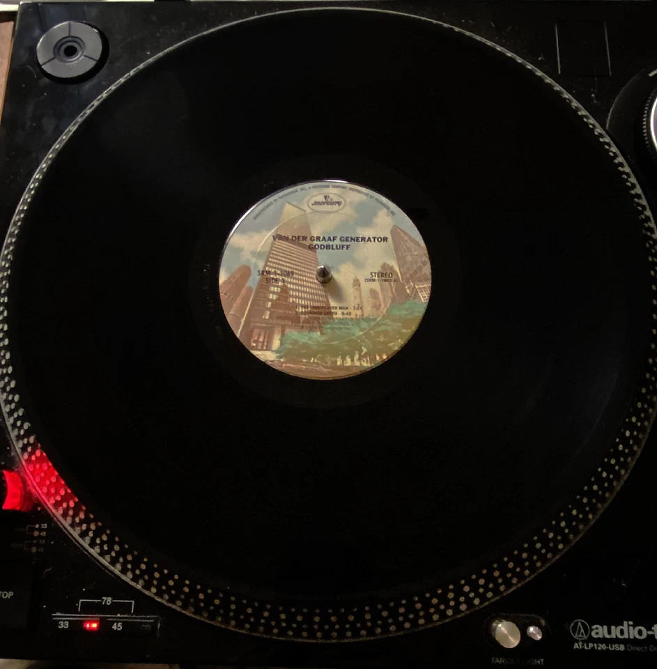 VAN DER GRAAF GENERATOR Gudbluff MERCURY SRM-1-1069 Orig LP PROG Classic 1975 M- - Image 4 of 4