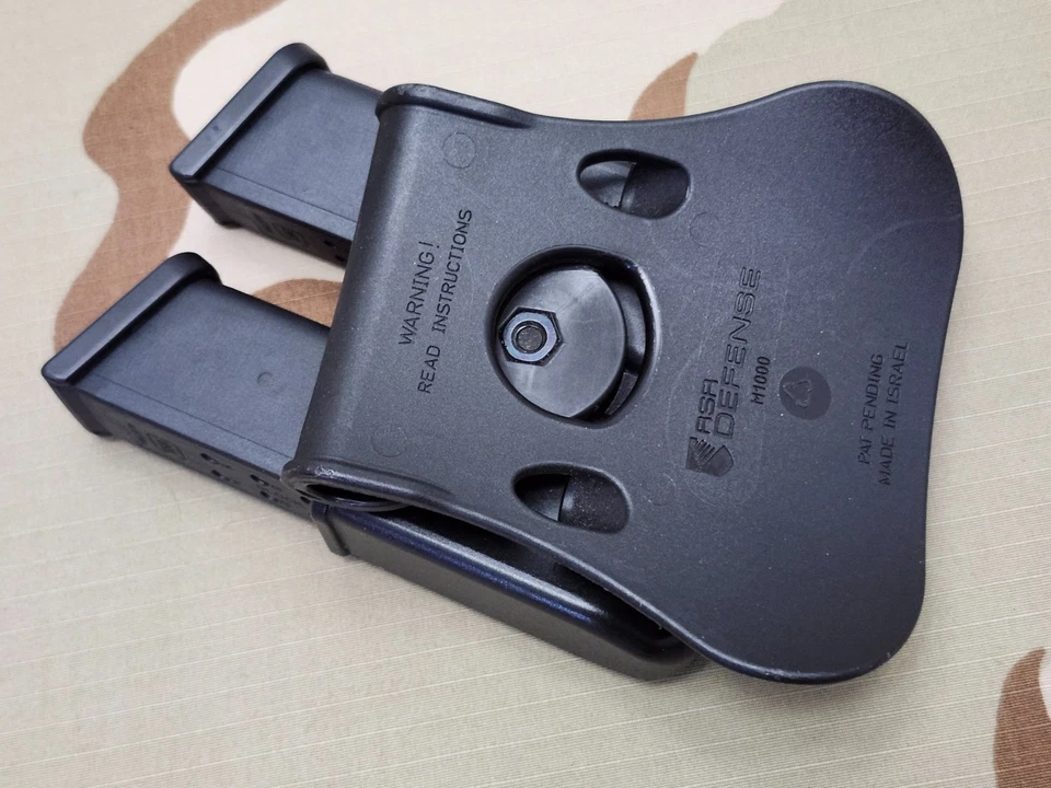 IMI RSR Defensa Doble Mag Bolsa Paddle Glock ¡LEER DESCRIPCIÓN! LEER DESCRIPCIÓN Foto 2 de 4