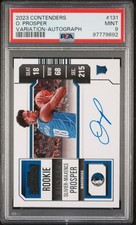 2023 PANINI CONTENDERS VARIATION AUTOGRAPH RC OLIVIER-MAXENCE PROSPER PSA 9 AUTO