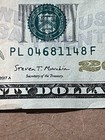 $20.00 Twenty Dollar Bill 2017A Over Inked Error 6's in both Serial Numbers — photo 2