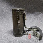 Replica WWII WW2 German Box Military Army Gas Mask Canister Container And Strap