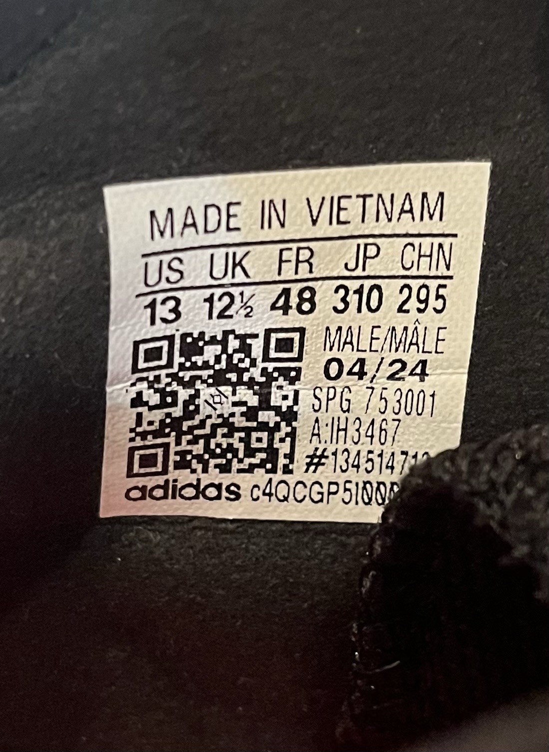 Size 13-Adidas Adizero Impact TDU Men’s Baseball Cleats Black/White/Team Grey thumbnail 9