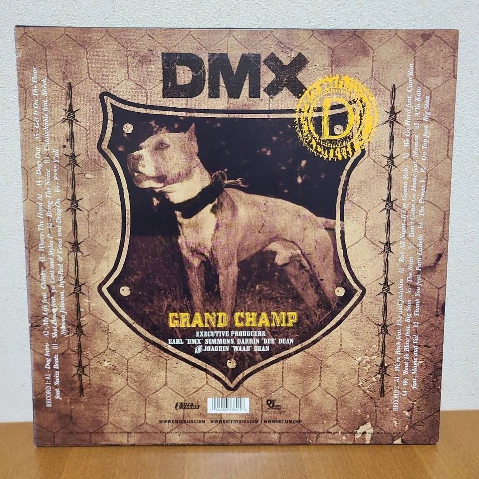 DMX Grand Champ 2LP Vinyl 2003 US Original Def Jam 440 063 369-1 Ruff Ryders - Image 2 of 4