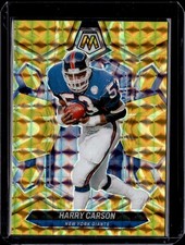 2024 Panini Mosaic #234 Harry Carson Mosaic Reactive Yellow