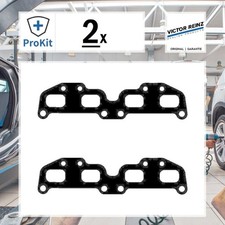 2x ORIGINAL® Victor Reinz Dichtung, Abgaskrümmer für Nissan X-TRAIL I PRIMERA