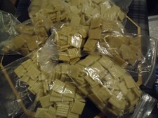 3lb approx Warm Neutral Glass Mosaic Tile Lot    x  Inch