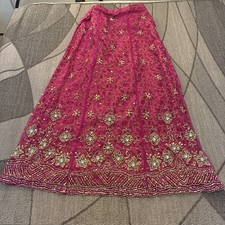 Traditional Indian Lehenga Beaded Wedding Wear Skirt for Women W/ Lots of Color