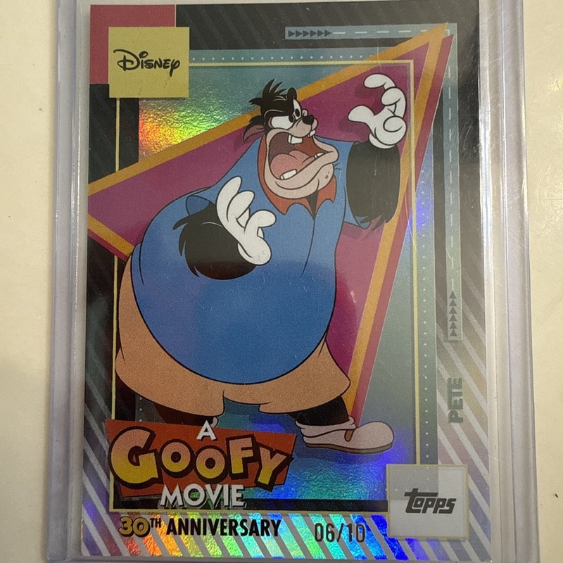 Topps Disney Pete Goofy Movie 30th Anniversary Limited Edition 6/10