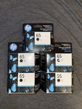 Lot Of 5 Genuine HP 65 Black Toner Cartridges BRAND NEW