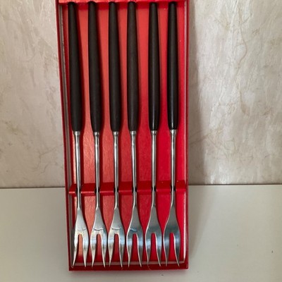 6er Set Vintage Long Pickle Gabeln