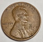 1940 S Lincoln Wheat Penny One Cent Coin US Mint Collection