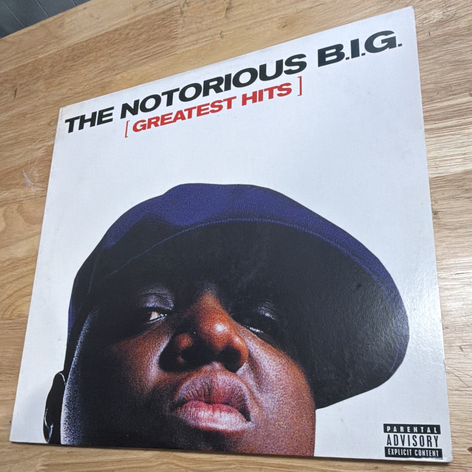 The Notorious B.I.G. Greatest Hits 12" Vinyl LP Record Bad Boy Hip-Hop Sleeve