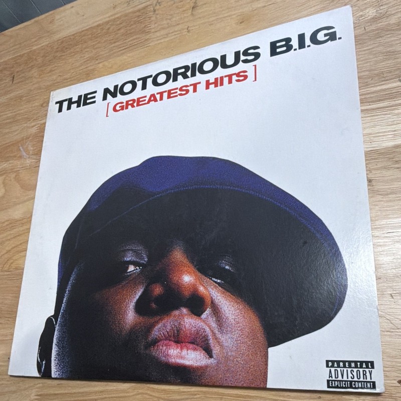 The Notorious B.I.G. Greatest Hits 12" Vinyl LP Record Bad Boy Hip-Hop Sleeve