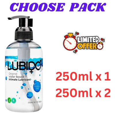 LUBE SEX LUBRICANT GEL LUBE WATER BASED LUBIDO SUPER SLIK INTIMATE ANAL VAGINAL
